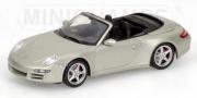 Porsche 911 Carrera 4S cabriolet argent Carrera 4S Argent 1/43
