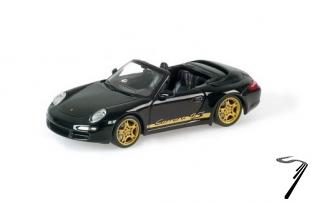 Porsche 911 Carrera 4S black Carrera 4S blanck 1/43