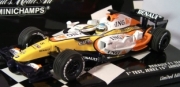 Renault F1 team R27 test car 15 Janvier 2008  1/43