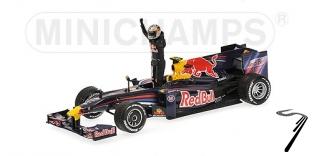 Red Bull RB5 1er GP Chine (avec pneus pluie)  1/43