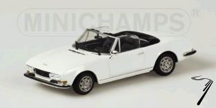 Peugeot 504 Cabriolet blanc Blanc 1/43