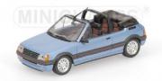Peugeot 205 cabriolet Bleu M&eacute;tal Bleu M&eacute;tal 1/43