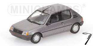 Peugeot 205 Gris M�tal Gris M�tal 1/43