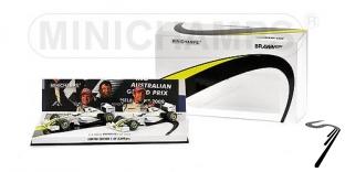 Brawn BGP 001 Mercedes 1er et 2�me GP Australie Set de 2 voitures  1/43