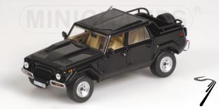Lamborghini LM002 noir 002 Noir 1/43