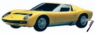 Lamborghini Miura P400 Various Colors P400 Various Colors 1/24