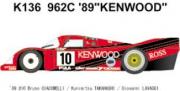 Porsche 962C #10  24H Le Mans  1/24