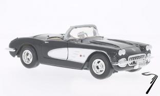 Chevrolet Corvette C1 cabriolet noir/blanc C1 cabriolet noir/blanc 1/24