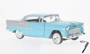 Chevrolet . bleu/Argent 1/24
