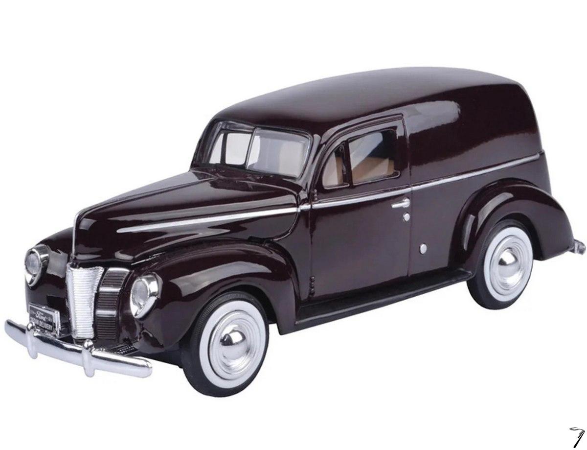 Ford . Sedan delivery Burgundy 1/24