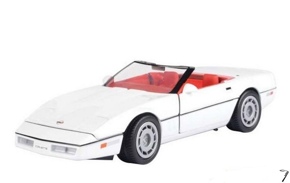 Chevrolet Corvette Cabriolet blanche Cabriolet blanche 1/24