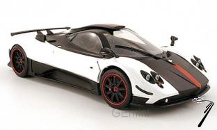 Pagani . Cinque blanc/noir/rouge 1/18
