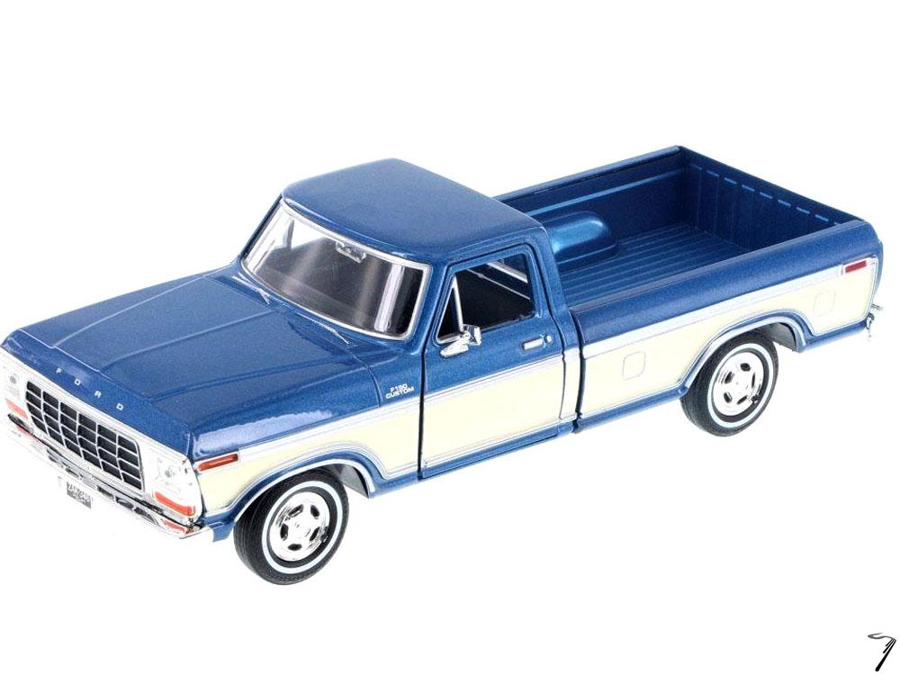 Ford . Pick-Up Bleu / crme 1/24