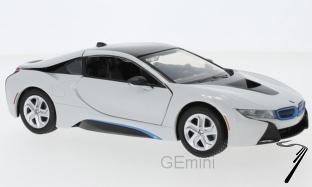 BMW i8 blanche Blanche 1/24