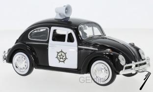 Volkswagen . noire / blanche Police 1/24