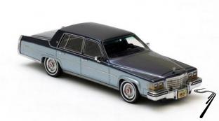 Cadillac . Brougham 2 tone blue 1/43