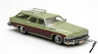 Buick . 4 portes station vert m�tallis�/bois 1/43