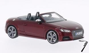 Audi . S cabriolet rouge fonc mtallis 1/43