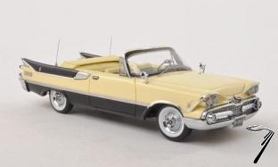 Dodge . royal lancer cabriolet jaune/noir 1/43