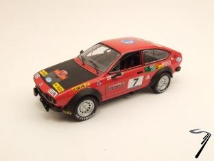Alfa Romeo 2000 GTV Rallye d'Elbe  1/43
