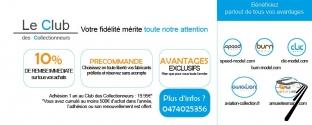 Divers Carte d'adhsion Club: 10% de remise pendant 1 an pour tous vos achats dans nos 3 boutiques et beaucoup d'autres avantages ! Etre Membre du Club des Collectionneurs c'est 10% de remise pendant 1 an sur tous vos achats et beaucoup d'avantages !  autre