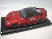Ferrari 599XX "Race version" #21 rouge feu/marc (limit&eacute; &agrave; 99 pi&egrave;ces) XX 1/18
