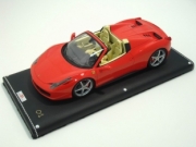 Ferrari 458 Spider rouge Scuderia Spider rouge Scuderia 1/18