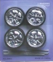Divers Set de 4 roues Spintex de 33,9mm diamètre  1/18