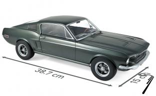 Ford Mustang Fastback Bullitt vert satin Fast Back Bullitt vert satin mtallis 1/12