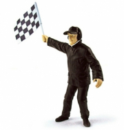 Divers Directeur de course avec drapeau  1/18