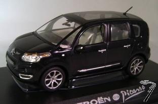 Citroen . Picasso black 1/43