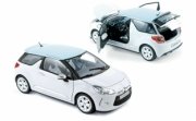 Citroen . blanc et toit bleu 1/18