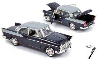 Simca . Bleu Nuit-Gris Princesse 1/18