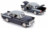 Simca . Bleu Nuit-Gris Princesse 1/18