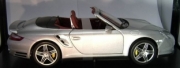 Porsche 911 Turbo Cabriolet Argent  Turbo Argent 1/18