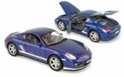 Porsche Cayman bleu metal bleu metal 1/18