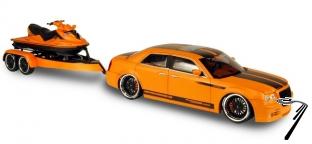 Chrysler Coffret Parotech orange + jet ski Coffret Parotech orange + jet ski 1/18