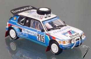 Peugeot 205T16 1er paris -Dakar  1/43