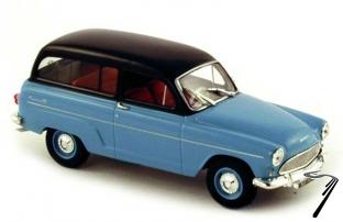 Simca . Ranch blue 1/43