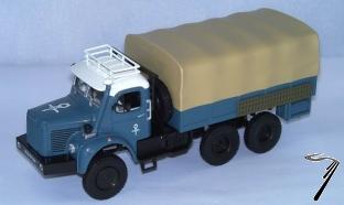 Berliet . 8 6X6 Gazelle Blue 1/43