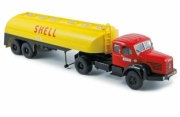 Berliet . TLM 10 M2 Cabine profonde Citerne Shell 1/43