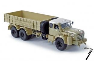 Berliet . plateau ridelle beige 1/43