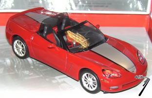 Chevrolet Corvette C6 rouge 