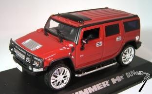 Hummer . SUV Red 1/43