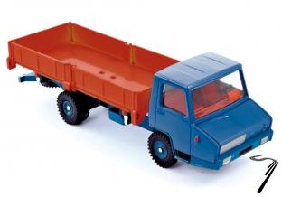 Berliet . benne basculante latrale orange/bleu 1/43