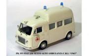 Fiat 238 
 Toit sur&eacute;lev&eacute; Ambulance Croix Rouge  Italienne 1/43