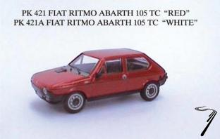 Fiat Ritmo Abarth 105 TC Red or White
 Abarth 105 TC Red or White 1/43