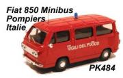 Fiat 850 Minibus Fireman 
 Minibus Fireman 1/43