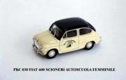 Fiat 600 
 Scioneri Ecole de Conduite f&eacute;minine Milan 1/43