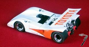 Toyota 7 Turbo blanc/orange  1/43
